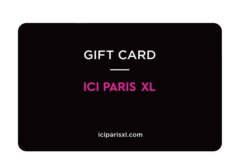 ICI PARIS XL Gift Card .